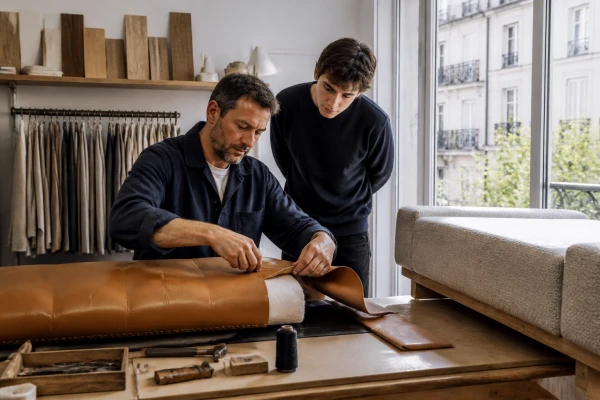 Création de banquette sur mesure pour entrée ou couloir Paris 17
